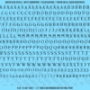 ASG Waterslide Decals - Classic Serif Lettering Numbers 1/4"