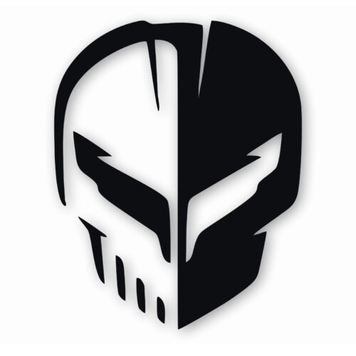 C8 Jake Skull Corvette Stingray - Vinyl Decal Sticker - CHOOSE Size & Color