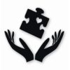 Autism Hands Awareness Love Child  - Vinyl Decal Sticker - CHOOSE Size & Color