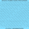 ASG Waterslide Decals - Contemporary Serif Lettering Numbers 1/16"