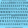 ASG Waterslide Decals - Elegant Serif Lettering Numbers 1/2"