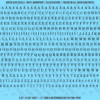 ASG Waterslide Decals - Elegant Serif Lettering Numbers 3/16"