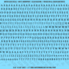 ASG Waterslide Decals - Contemporary Serif Lettering Numbers 3/16"