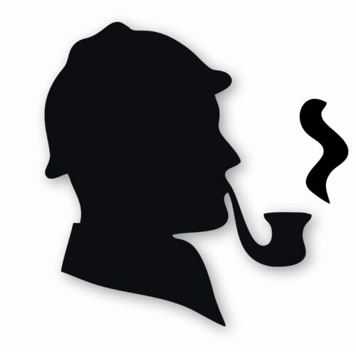 Sherlock Holmes - Vinyl Decal Sticker - CHOOSE Size & Color