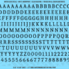 ASG Waterslide Decals - Contemporary Serif Lettering Numbers 3/8"