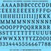 ASG Waterslide Decals - Contemporary Serif Lettering Numbers 1/2"
