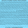 ASG Waterslide Decals - Rounded Sans Serif Lettering Numbers 3/16"
