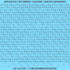 ASG Waterslide Decals - Rounded Sans Serif Lettering Numbers 3/32"
