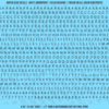 ASG Waterslide Decals - Casual Handwritten Lettering Numbers 1/8"