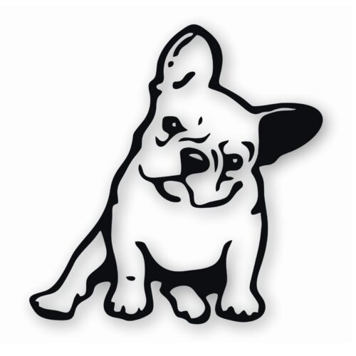 French Bulldog - Vinyl Decal Sticker - CHOOSE Size & Color