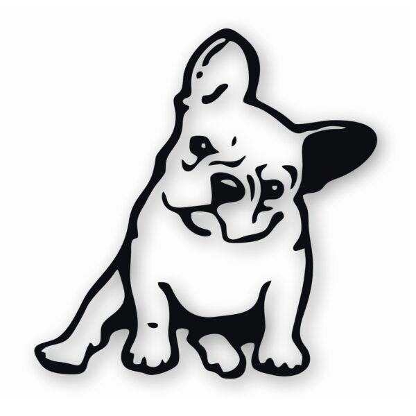 French Bulldog - Vinyl Decal Sticker - CHOOSE Size & Color