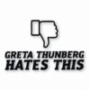 Greta Thunberg Hates This - Vinyl Decal Sticker - CHOOSE Size & Color