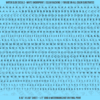 ASG Waterslide Decals - Classic Book Serif Lettering Numbers 1/8"