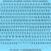 ASG Waterslide Decals - Classic Book Serif Lettering Numbers 1/4"