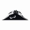 Monster Eye Peeper Scary Trunk - Vinyl Decal Sticker - CHOOSE Size & Color