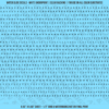 ASG Waterslide Decals - Humanist Book Serif Lettering Numbers 3/32"
