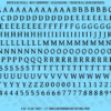 ASG Waterslide Decals - Humanist Book Serif Lettering Numbers 5/16"