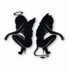 Kneeling Angel Devil Sexy Girls - Vinyl Decal Sticker - CHOOSE Size & Color