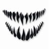 Monster Smile Teeth  - Vinyl Decal Sticker - CHOOSE Size & Color