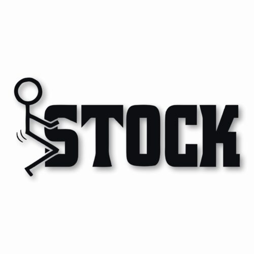 F*CK Screw Stock - Vinyl Decal Sticker - CHOOSE Size & Color