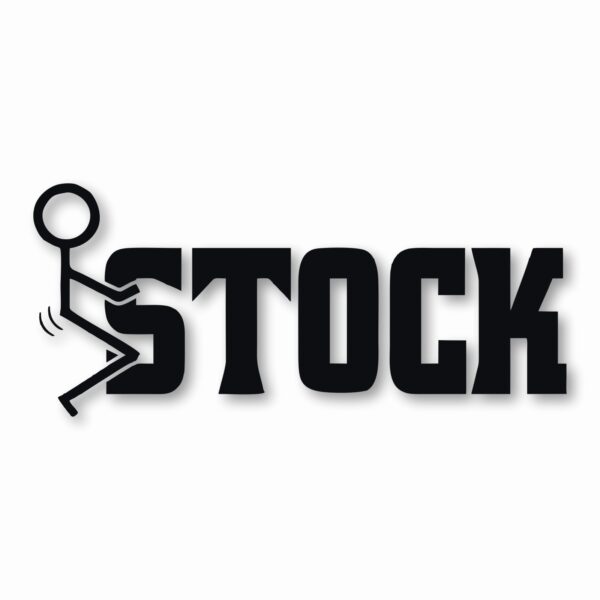 F*CK Screw Stock - Vinyl Decal Sticker - CHOOSE Size & Color
