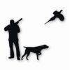 Hunting Bird Dog - Vinyl Decal Sticker - CHOOSE Size & Color