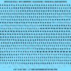ASG Waterslide Decals - Heavy Sans Serif Lettering Numbers 1/8"