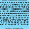 ASG Waterslide Decals - Heavy Sans Serif Lettering Numbers 5/16"