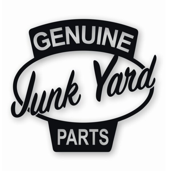 Genuine Junk Yard Parts - Vinyl Decal Sticker - CHOOSE Size & Color