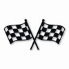 Checkered Racing Flag Finish Line - Vinyl Decal Sticker - CHOOSE Size & Color