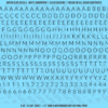 10-183.png ASG Waterslide Decals - Light Sans Serif Lettering Numbers 1/4"