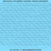 ASG Waterslide Decals - Renaissance Serif Lettering Numbers 3/32"