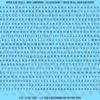 ASG Waterslide Decals - Soft Slab Serif Lettering Numbers 1/8"