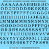 ASG Waterslide Decals - Soft Slab Serif Lettering Numbers 3/8"