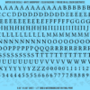 ASG Waterslide Decals - Renaissance Serif Lettering Numbers 5/16"