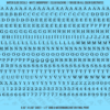 ASG Waterslide Decals - Soft Slab Serif Lettering Numbers 3/16"