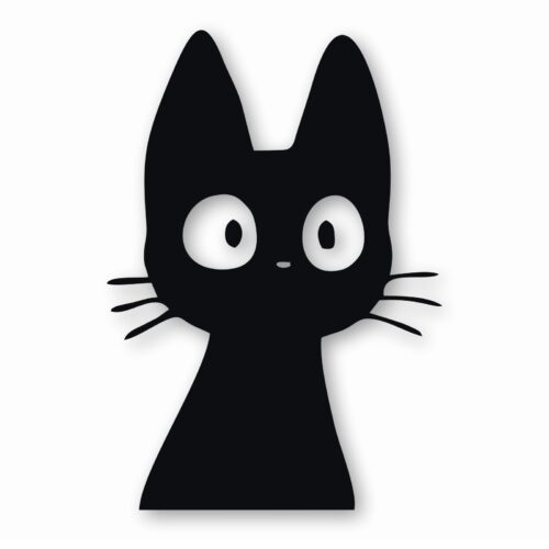 Cat Looking Peeking Cute - Vinyl Decal Sticker - CHOOSE Size & Color