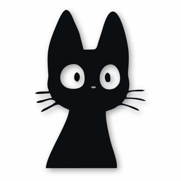 Cat Looking Peeking Cute - Vinyl Decal Sticker - CHOOSE Size & Color
