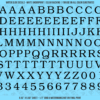 ASG Waterslide Decals - Soft Slab Serif Lettering Numbers 1/2"