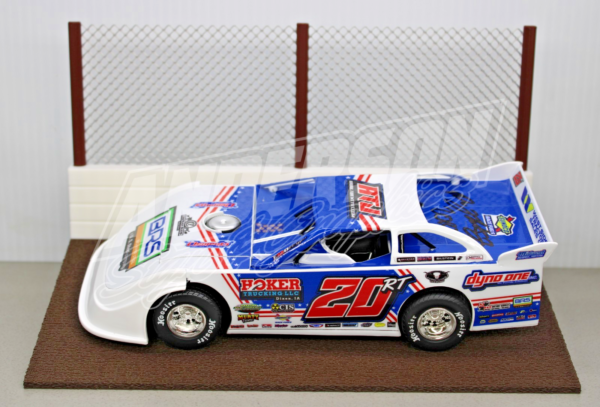 1/24 Diecast ADC Action Dirt Latemodel Modified Display Stand Track Diorama #1