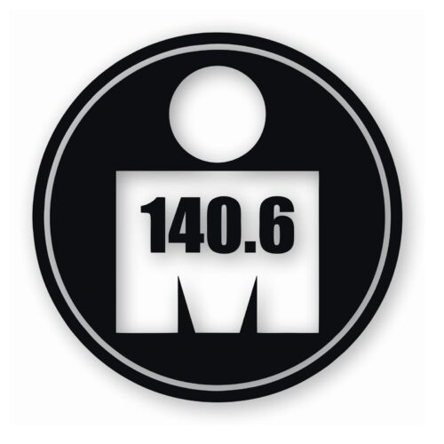 10-214.jpg 140.6 Full Triathlon Euro Circle - Vinyl Decal Sticker - CHOOSE Size & Color