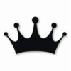 Crown Queen King Royal Prince - Vinyl Decal Sticker - CHOOSE Size & Color