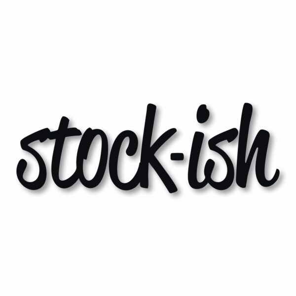 Stockish 1 JDM - Vinyl Decal Sticker - CHOOSE Size & Color