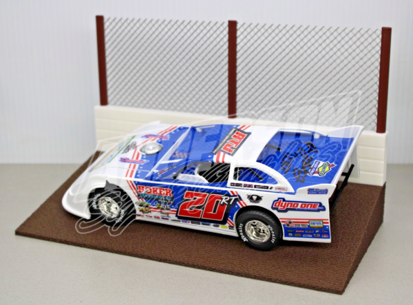 1/24 Diecast ADC Action Dirt Latemodel Modified Display Stand Track Diorama #1