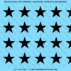 ASG Waterslide Decals - Solid 5-Point Stars Set 1"