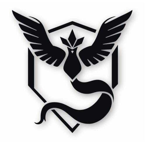 Pokemon Go Team Mystic Logo - Vinyl Decal Sticker - CHOOSE Size & Color