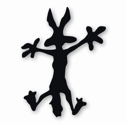 Wile E Coyote Hitting Wall Splat - Vinyl Decal Sticker - CHOOSE Size & Color