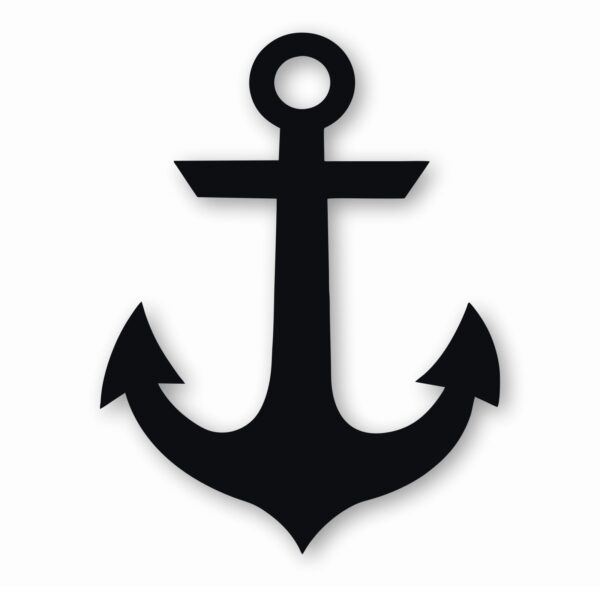 Anchor Nursery Nautical Ship Boat - Vinyl Decal Sticker - CHOOSE Size & Color
