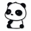 Panda Sitting - Vinyl Decal Sticker - CHOOSE Size & Color