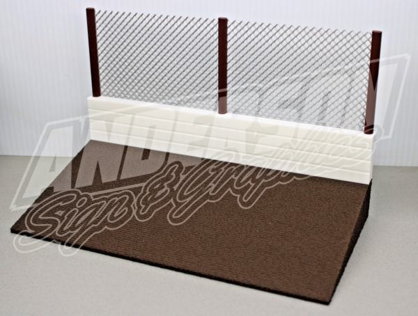 1/24 Diecast ADC Action Dirt Latemodel Modified Display Stand Track Diorama #1
